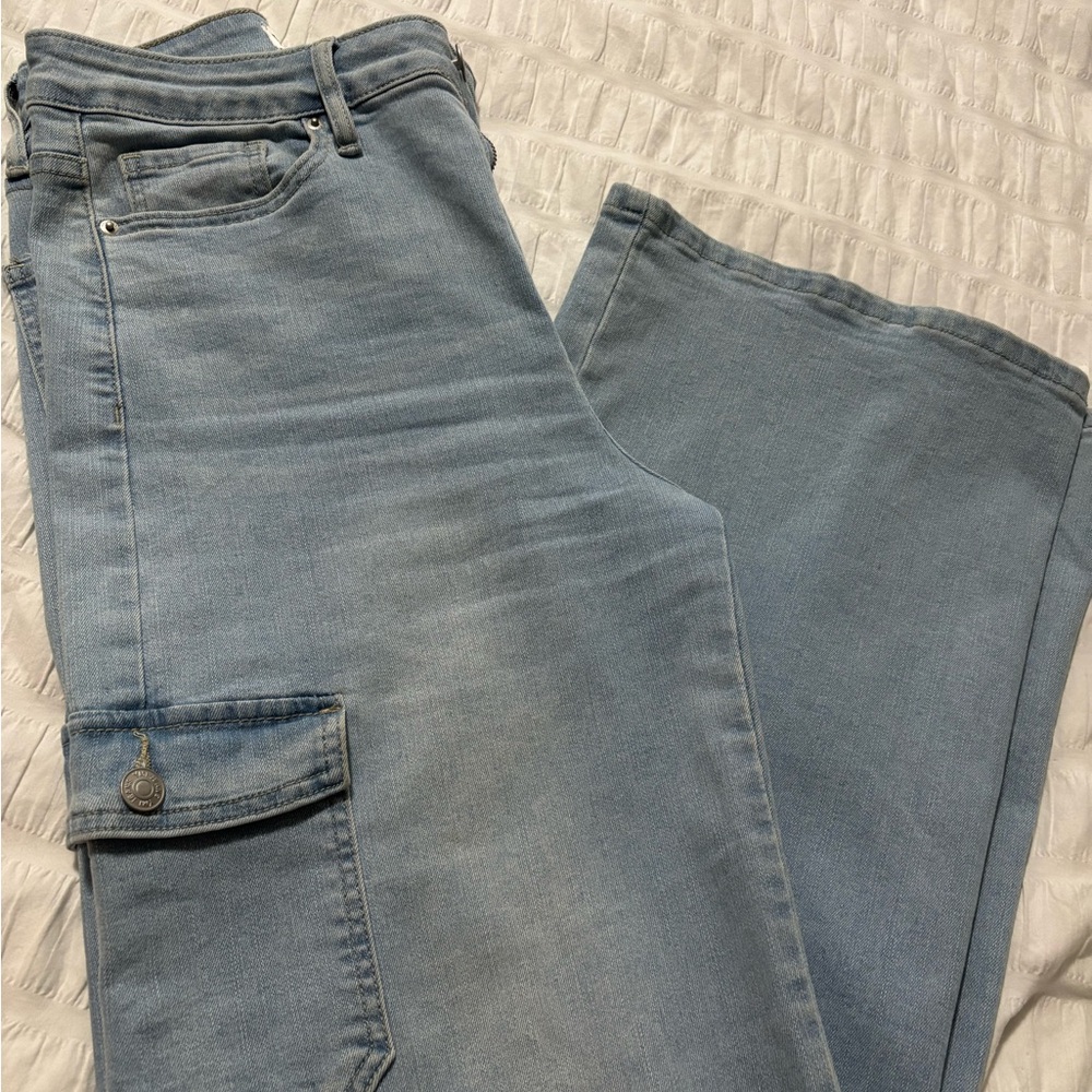 YMI Light Blue Flare & Wide Leg Jeans